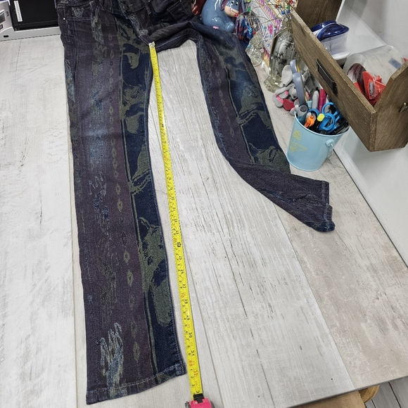 Citizens of Humanity Avedon Beowulf Aztec Print Low Rise Skinny Jeans 30 - Picture 5 of 16